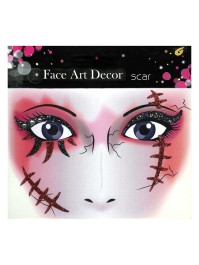 FACEART STICKER HALLOWEEN SCAR 