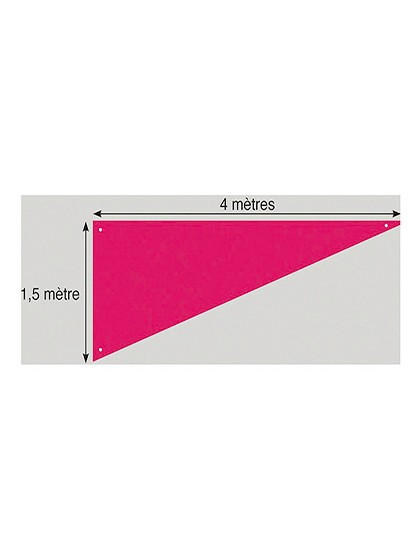 FUCHSIA TRIANGLE DRAPE 