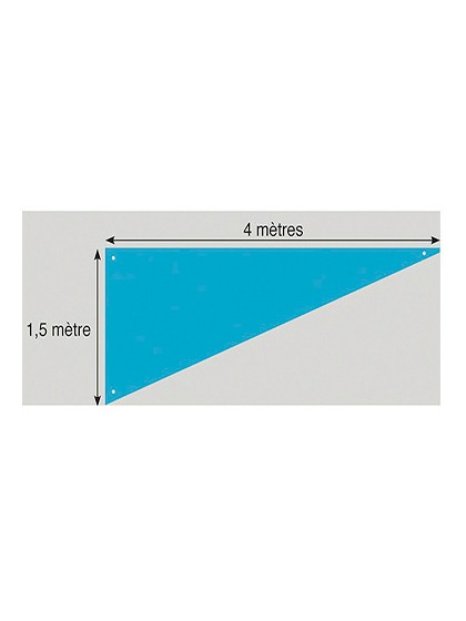 TENTURE TRIANGLE TURQUOISE 