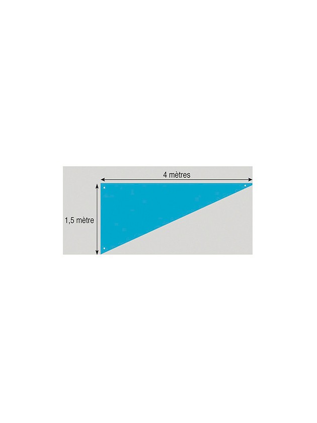 TURQUOISE TRIANGLE DRAPE 