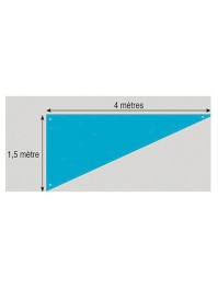 TURQUOISE TRIANGLE DRAPE 