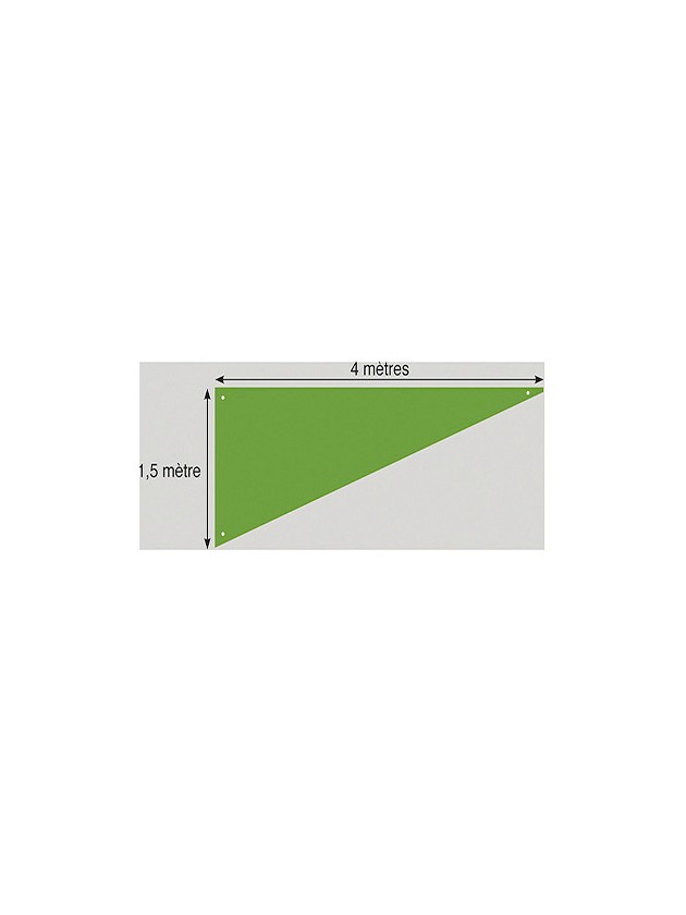DEKOSTOFF TRIANGLE GRÜN LIME 