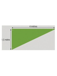 TENTURE TRIANGLE VERT LIME 