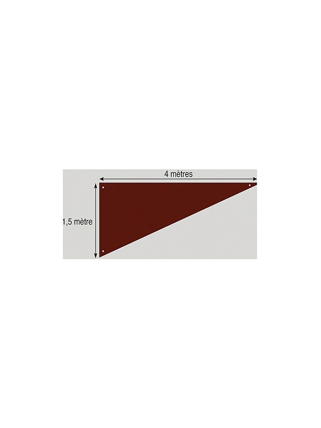 CHOCOLATE TRIANGLE DRAPE 
