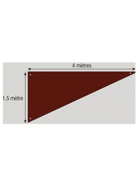 CHOCOLATE TRIANGLE DRAPE 