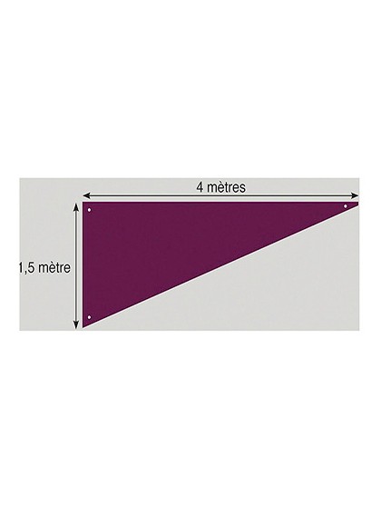DEKOSTOFF TRIANGLE PFLAUME 