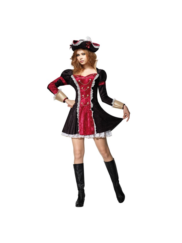 PIRAT GIRL SUPER LUXUS 2 TEILE S