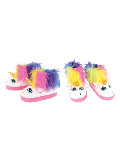 HAUSSCHUHE EINHORN WEISS ROSA T38/39