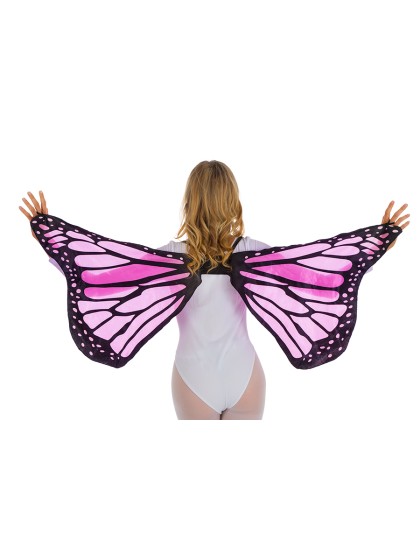 ADULT PINK BUTTERFLY WINGS ONE SIZE
