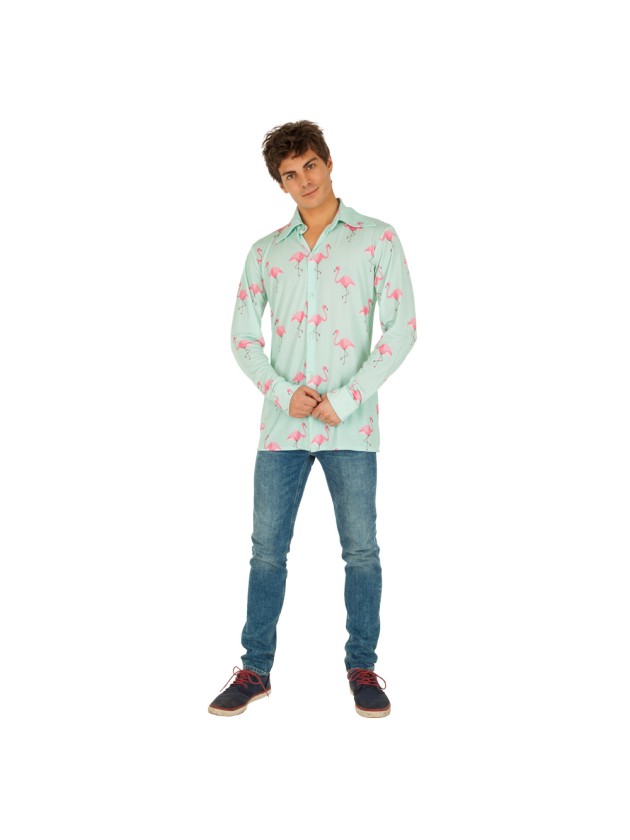 HEMD FLAMINGO ROSA L