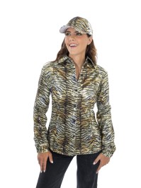 HEMD TIGER GOLD PAILLETTEN FRAU S