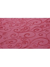 CHEMIN DE TABLE ORGANZA ROUGE/ROUGE 36CM X 5M