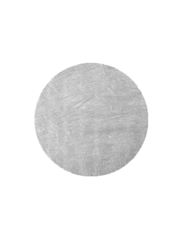 10 SILVER GLOSS ROUND PLACEMATS 34CM