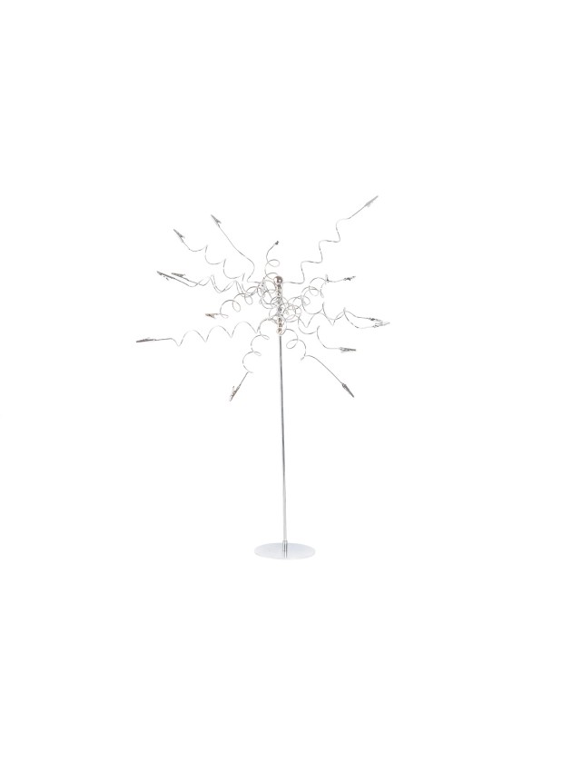 CENTRE DE TABLE METAL SPIRALE  47CM