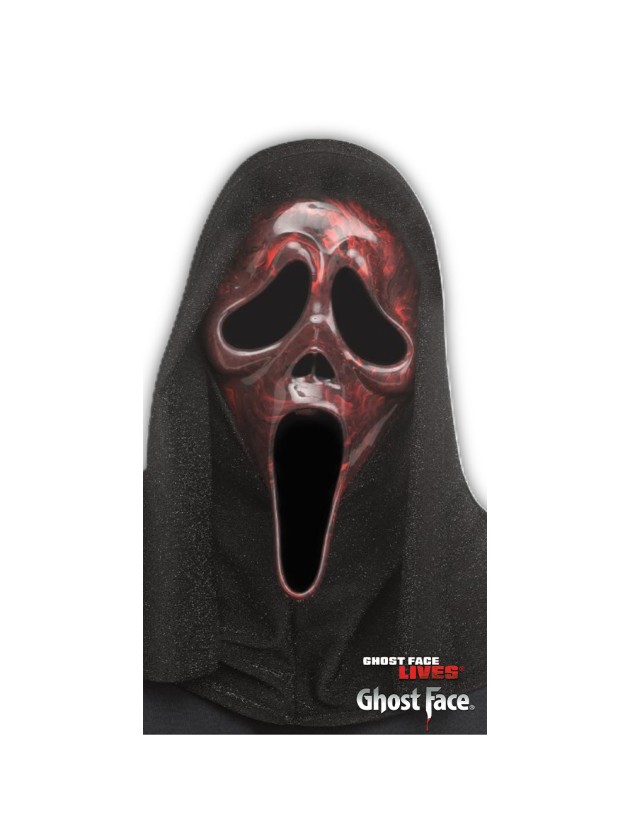 MASQUE GHOST FACE ™ RED MARBLE 