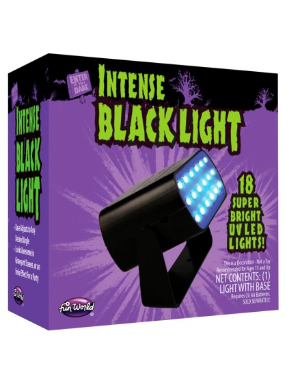 STROBOSKOP 6 LEDs SCHWARZ 2 VITESSES 4CM X 9CM X 9CM