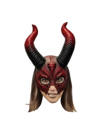 MASKE TEUFEL ROT HÖRNER 