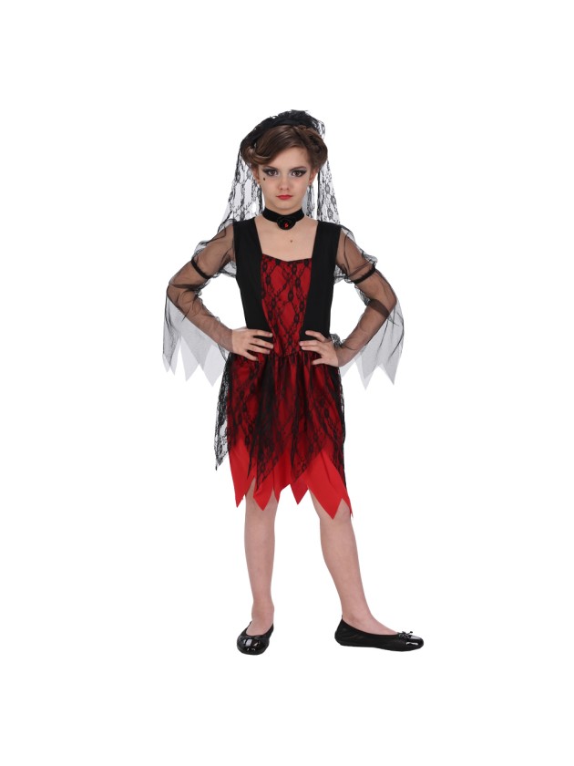 VAMPIRIN LILITH GIRL 3 TEILE 116CM