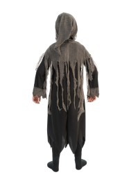 SKULL COSTUME WITH MASK 3 PIECES 164CM