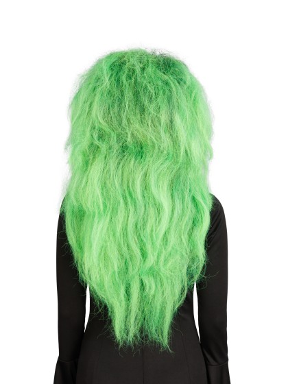 PERÜCKE AUS HEXE HAAR GRÜN 65CM