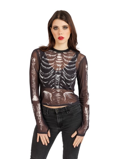 TOP MESH SKELETT XL
