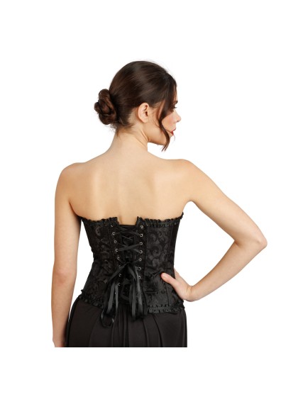 KORSETT BUSTIER SCHWARZ L