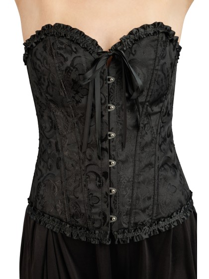 KORSETT BUSTIER SCHWARZ M