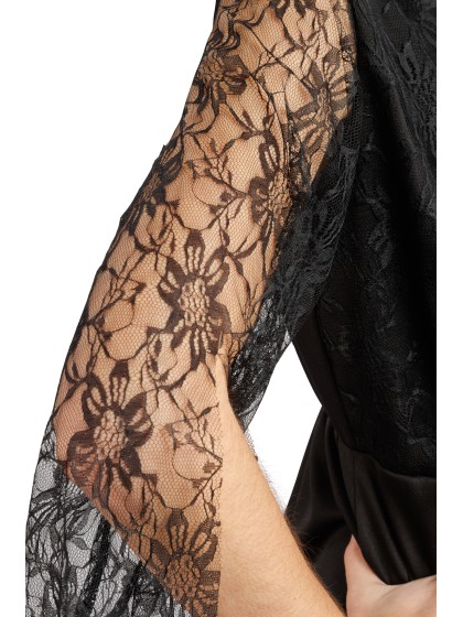 KORSETT BUSTIER SCHWARZ S