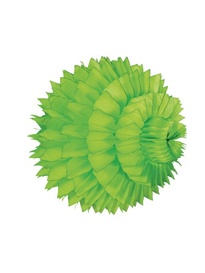 SET 2 BOULES ALVEOLEES VERT ANIS 15CM