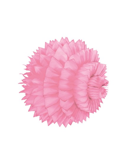 SET 2 BOULES ALVEOLEES ROSE PASTEL 15CM