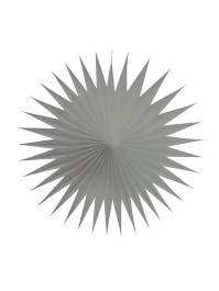 SET DE 3 EVENTAILS GRIS 17CM