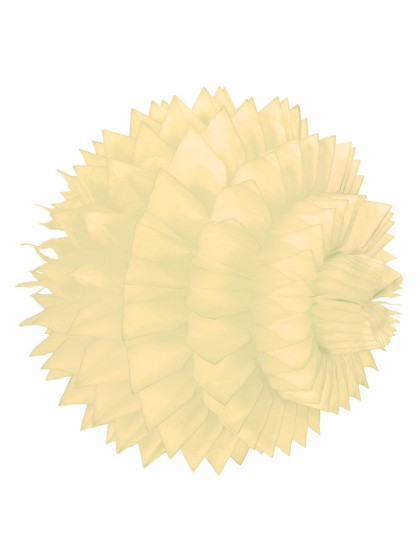 BOULE ALVEOLEE IVOIRE 25CM
