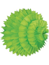 BOULE ALVEOLEE VERT ANIS 25CM