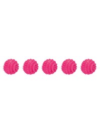 GARLAND 5 SPIKY BALLS FUCHSIA  DIA 10CM /150CM