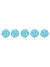 GUIRLANDE/SUSP 5 BOULES ALVEOLEES BLEU CIEL DIA 10CM / 150CM