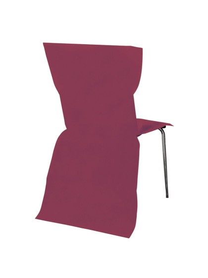 6 FUCHSIA NON-WOVEN CHAIR COVERS 