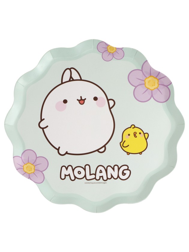 8 TELLER PLASTIC FREE MOLANG © 23CM