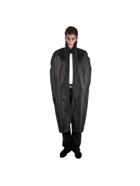 CAPE TAFFETAS ADULTE  NOIR 127CM