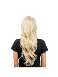 PERÜCKE JENNA HAAR LONGS BLOND MIT FRANSEN 55CM
