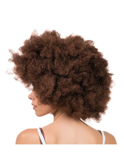 PERÜCKE JACKSON AFRO HAAR ACAJOU 33CM