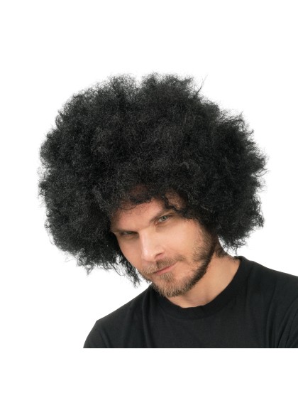 PERÜCKE JACKSON AFRO HAAR SCHWARZ 33CM