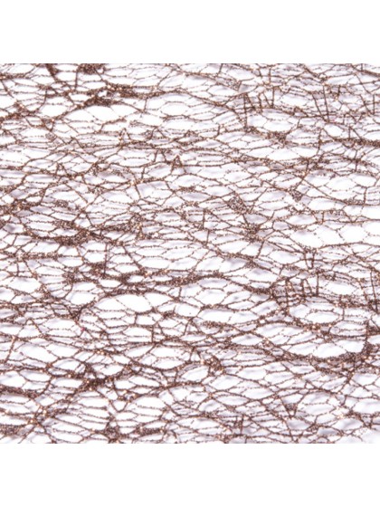 CHEMIN DE TABLE GLITTER CHOCOLAT 30CM X 5M