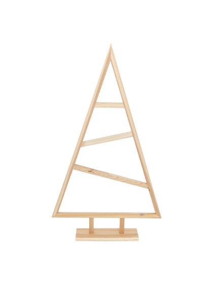 ARBRE NOEL BOIS 60CM X 35CM X 6CM