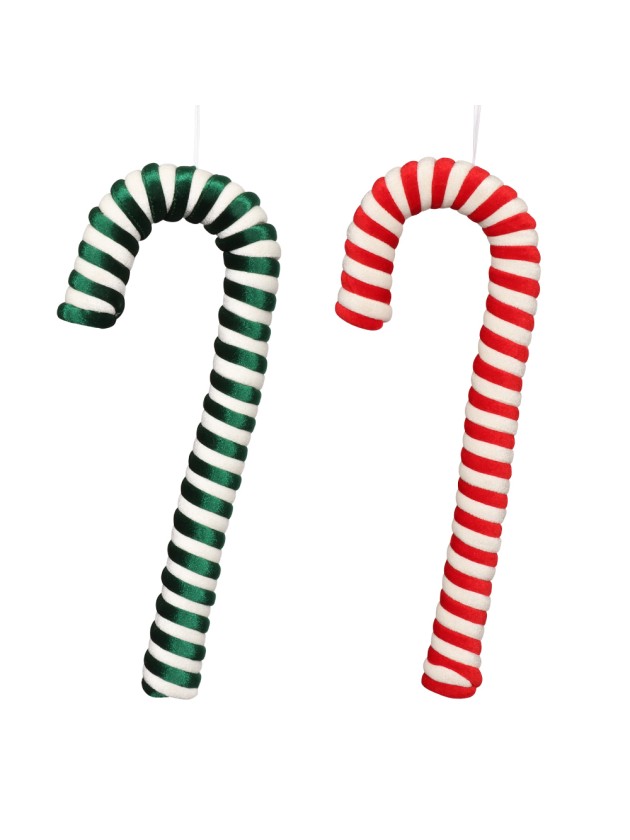CANDY CANE CANDY STRIPES A SUSPENDRE- 2 ASS 16CM X 4.5CM X 44CM
