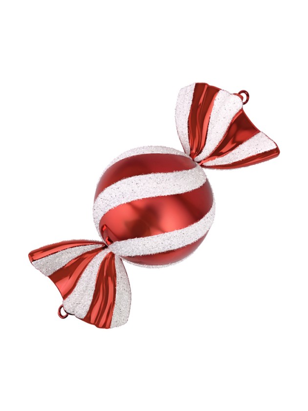 BONBON RUND XXL AUFHÄNGEN SWEET WEIHNACHTEN 64CM X 20CM X 30CM
