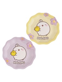 8 ASSIETTES PLASTIC FREE 2 ASS MOLANG © 18CM