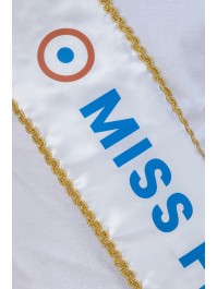 KIT MISS FRANCE © - ECHARPE ET DIADEME TU