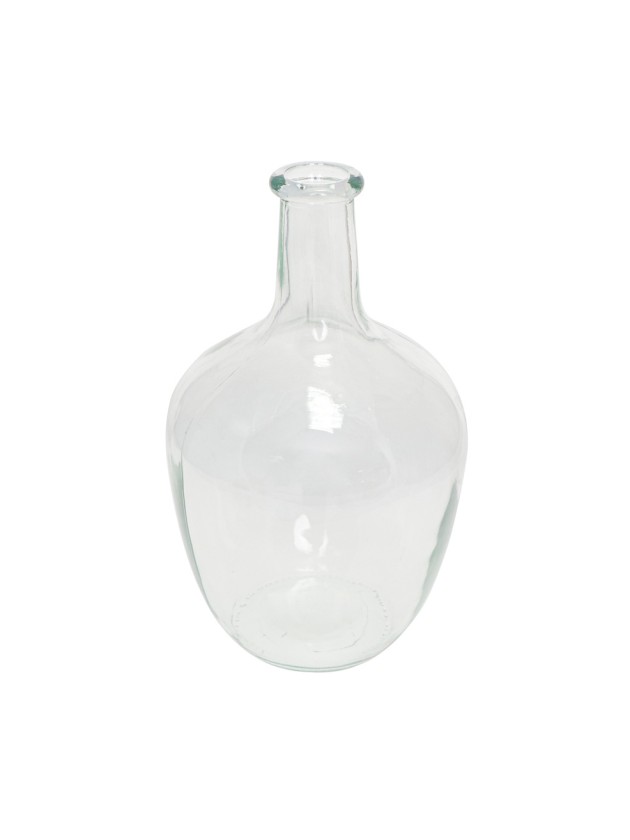 CLEAR ROUND VASE 2L DIA 15.5CM X 25.5CM