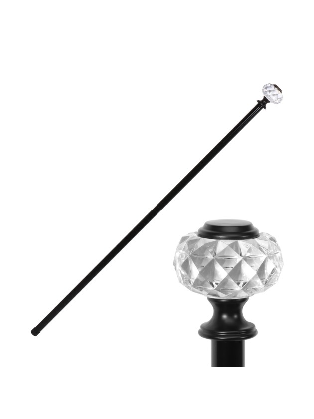 METAL WALKING CANE ROUND DIAMOND 6.2CM X 94.5CM