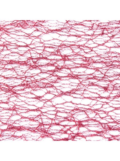 TISCHLÄUFER GLITTER ROT 30CM X 5M